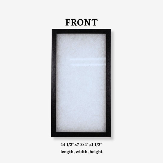 Display Case 14 1/2" x 7 3/4" x 1 1/2"