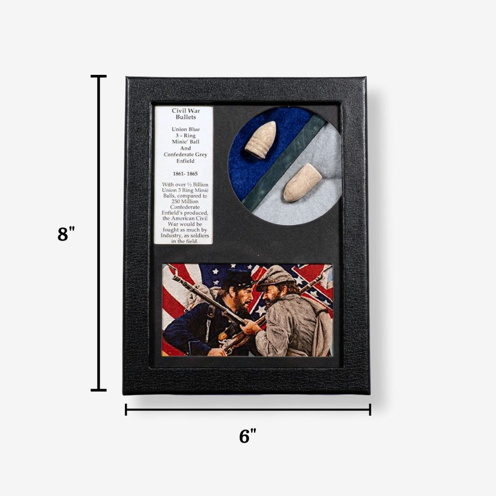 Blue & Grey Civil War Bullets