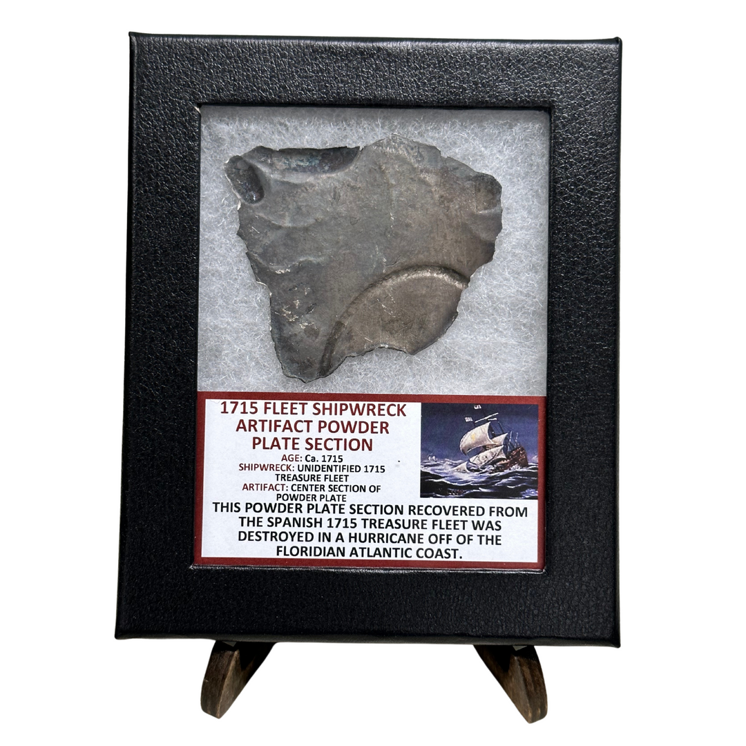 1715 Fleet Shipwreck Artifact Powder Plate Section