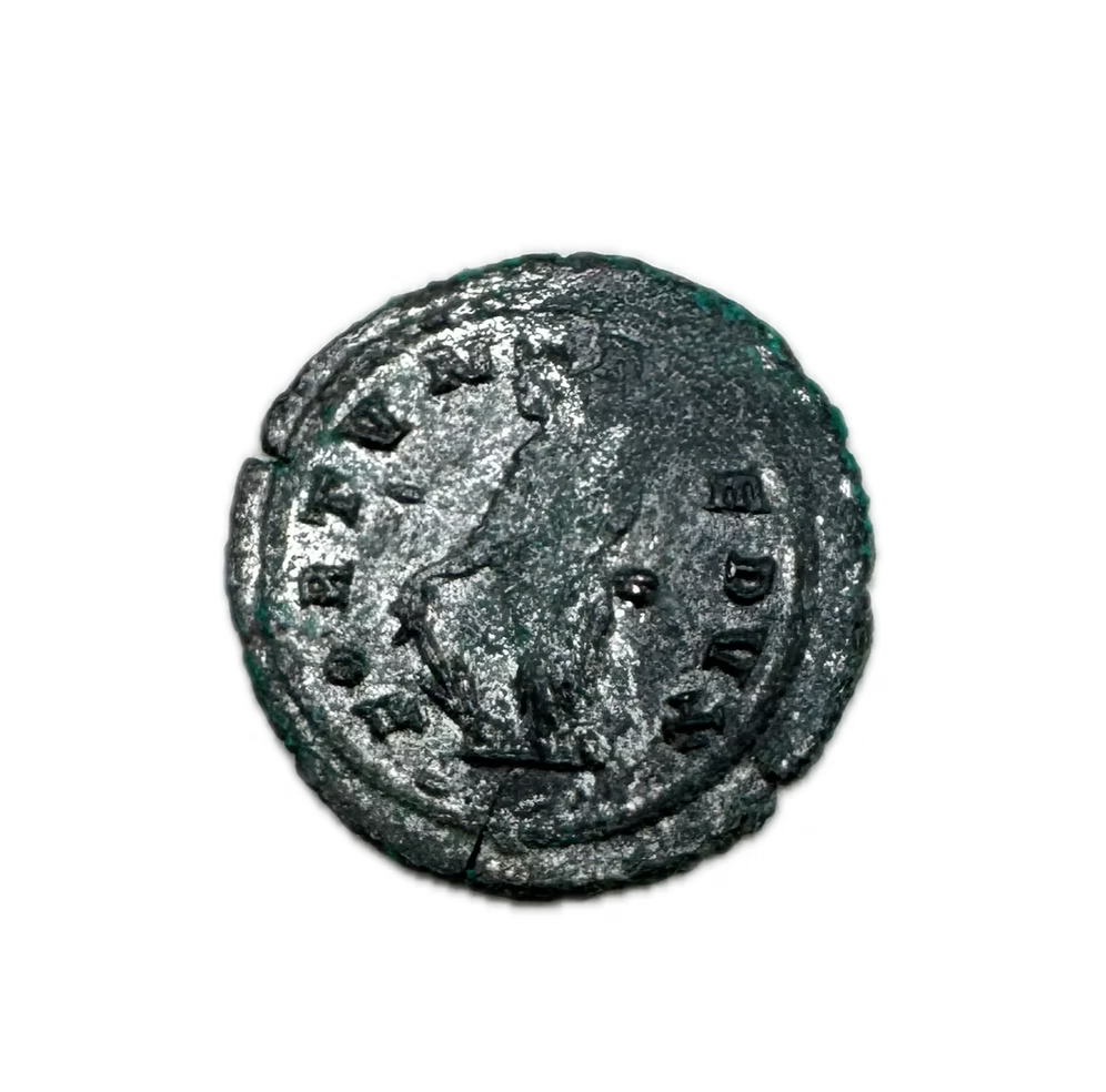 Silvered Roman Coin Emperor Aurelian