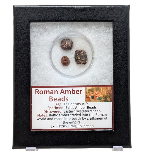 Roman Amber Beads
