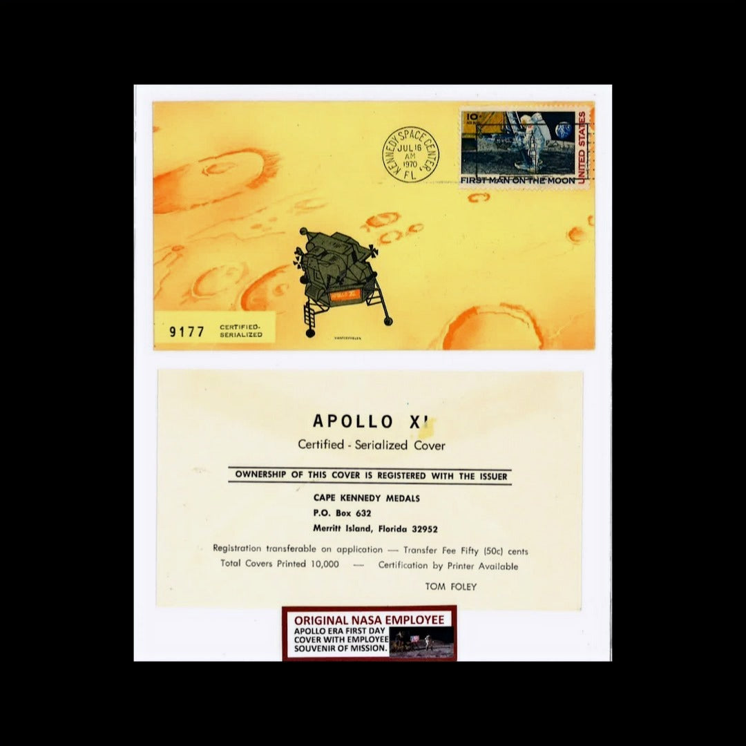Original NASA Employee Apollo Era First Day Cover