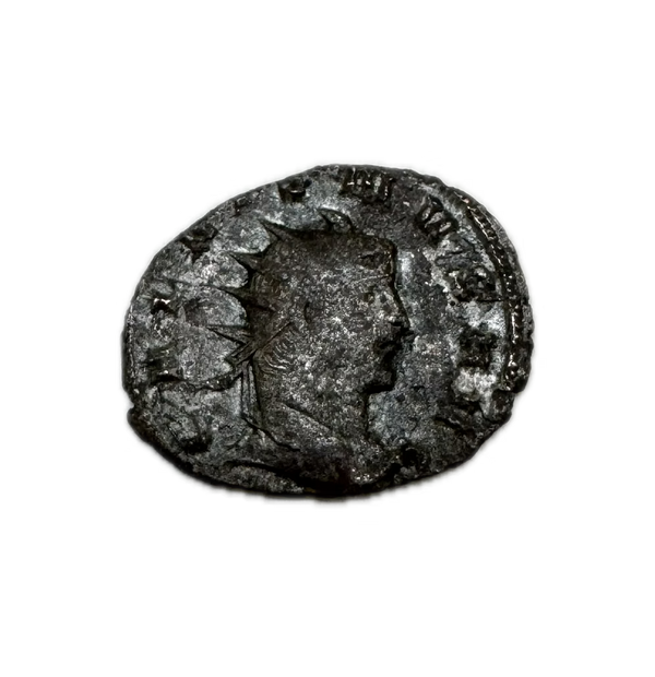 Silvered Roman Coin Emperor Gallienus