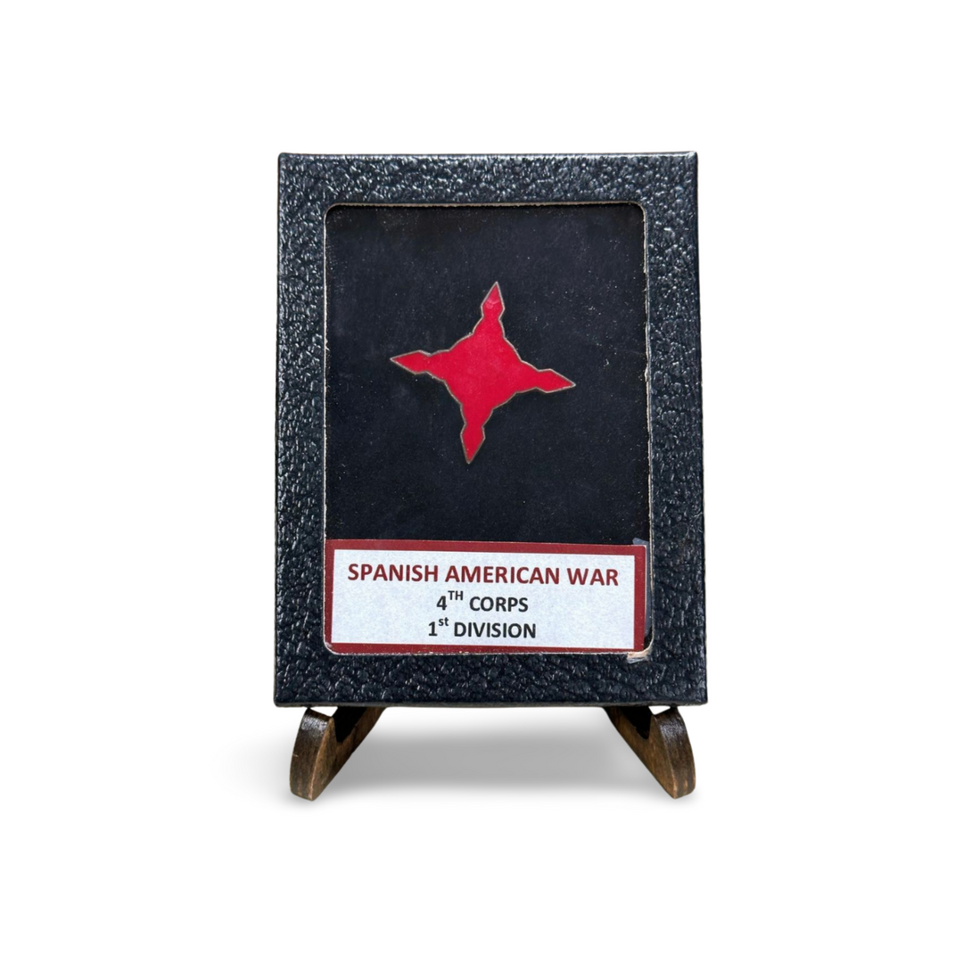 4th Corps 1st Division Hat Pin (Spanish American War)